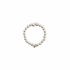 Star Bead Ring - Sterling Silver Ring With Love Beckie