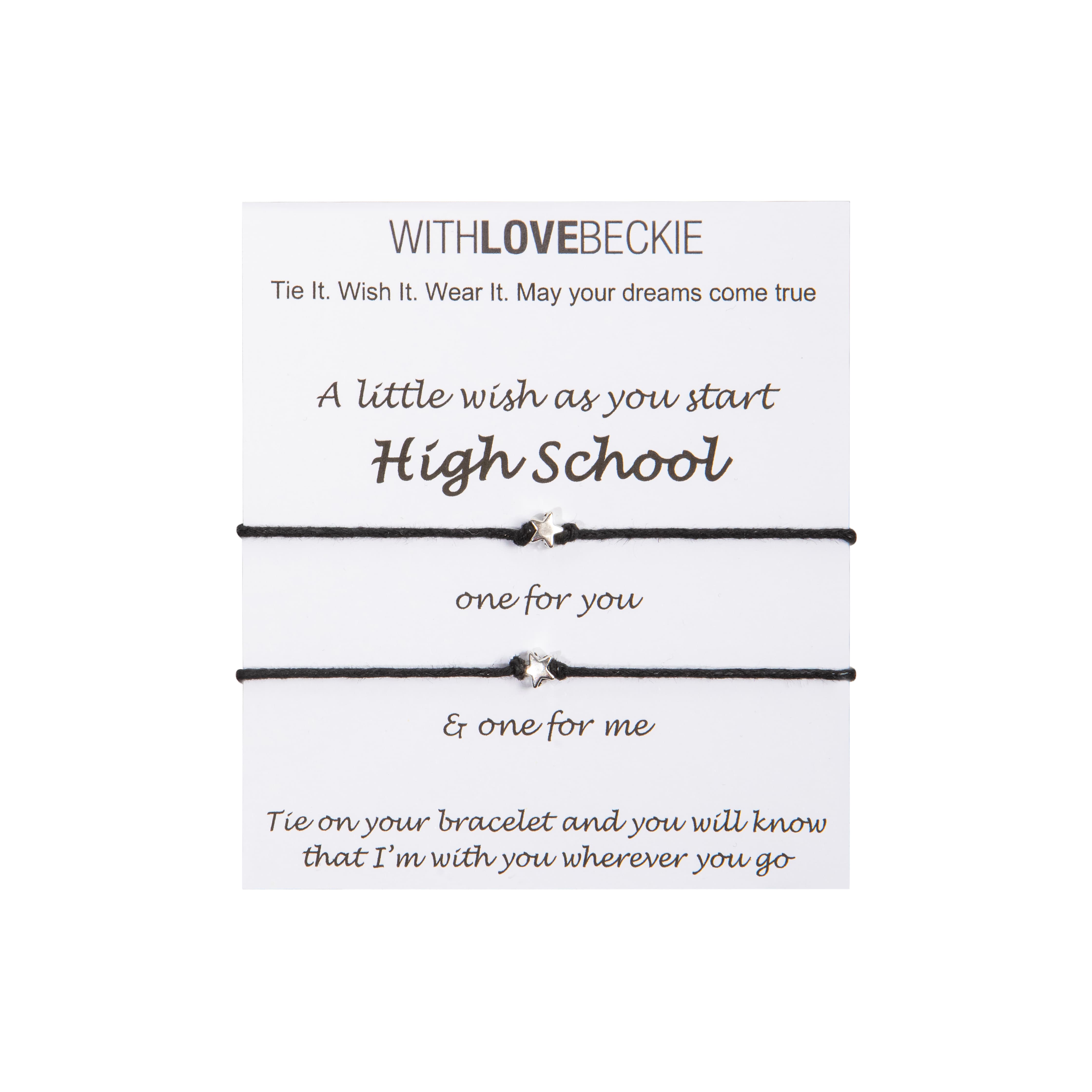 Start High School Duo Wish String bracelet With Love Beckie