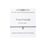 True Friends Wish String bracelet With Love Beckie