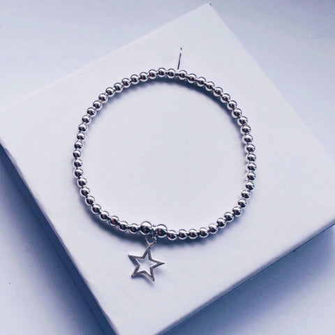 Children's Sterling Silver Star Bracelet