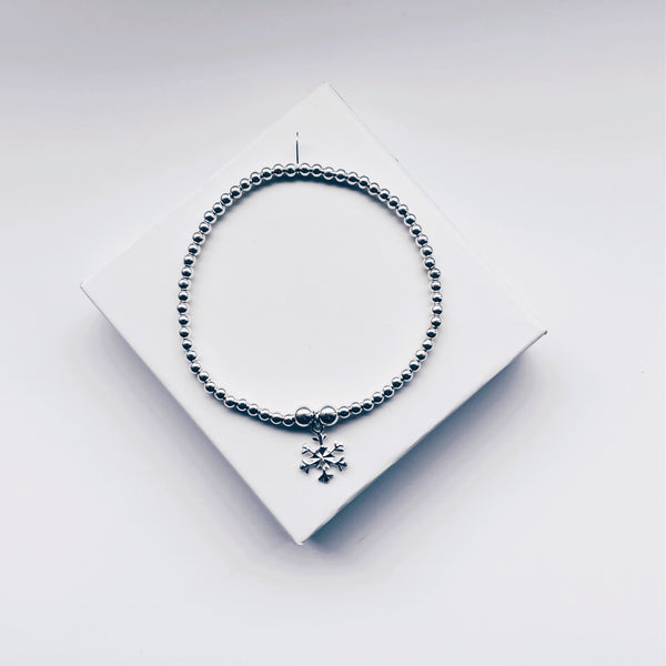 Sterling Silver Snowflake Bracelet