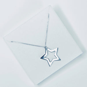 Sterling Silver Wish Upon A Star Necklace