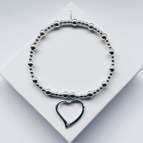 Sterling Silver Love Bracelet